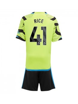 Otroški Nogometna dresi replika Arsenal Declan Rice #41 Gostujoči 2023-24 Kratek rokav (+ hlače)